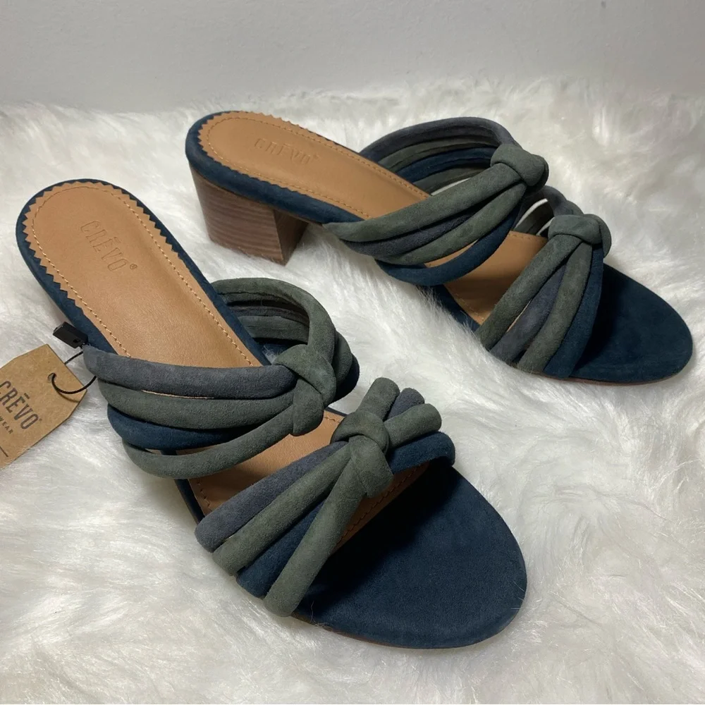 🌟HOST PICK🌟CREVO Footwear by Anthropologie RUBIE LOW HEEL SANDAL Sz 9.5 - Picture 2 of 9